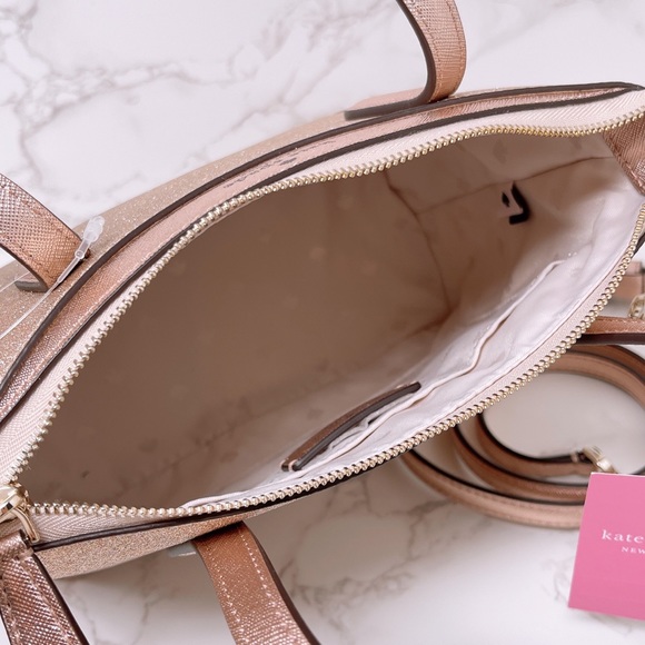 Kate Spade Glitter Fabric Satchel - Picture 8 of 9